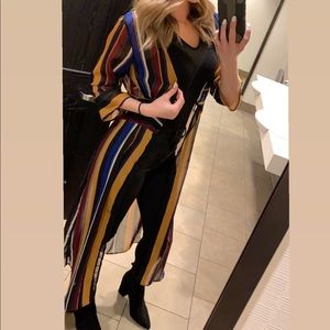Striped kimono
